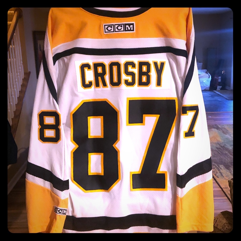 Vintage Sidney Crosby NHL Penguins Hockey Jersey